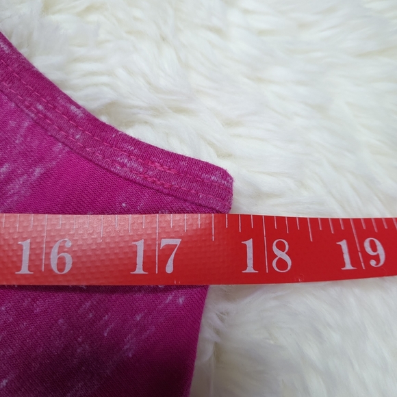 The North Face Breezeback Women's Medium Purple Scoop Neck Striped Tank Top - Picture 4 of 8